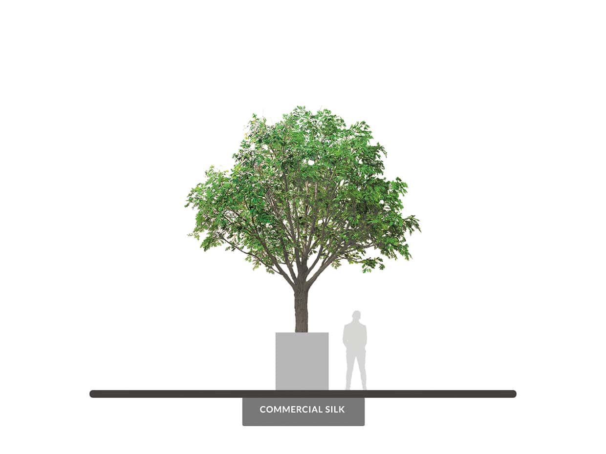 Artificial Red Oak Tree 10 Ft - Large Fake Indoor Tree