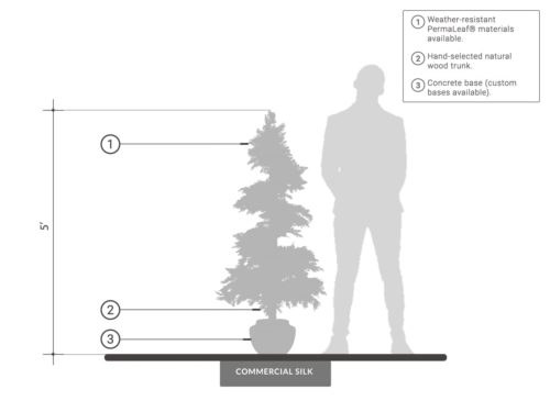 Outdoor Cedar Spiral Topiary ID# CEDS60+