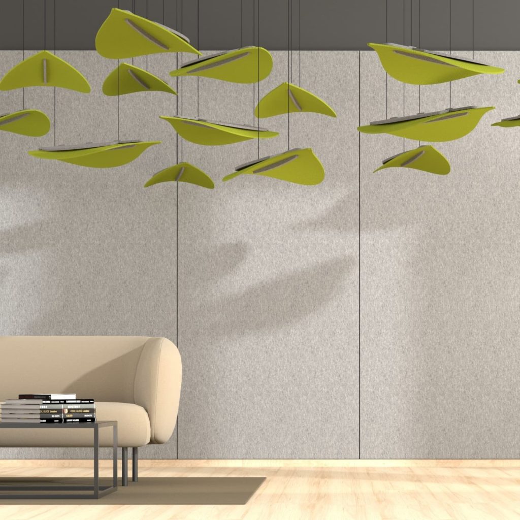 Soft Leaf Ceiling Acoustic Clouds
