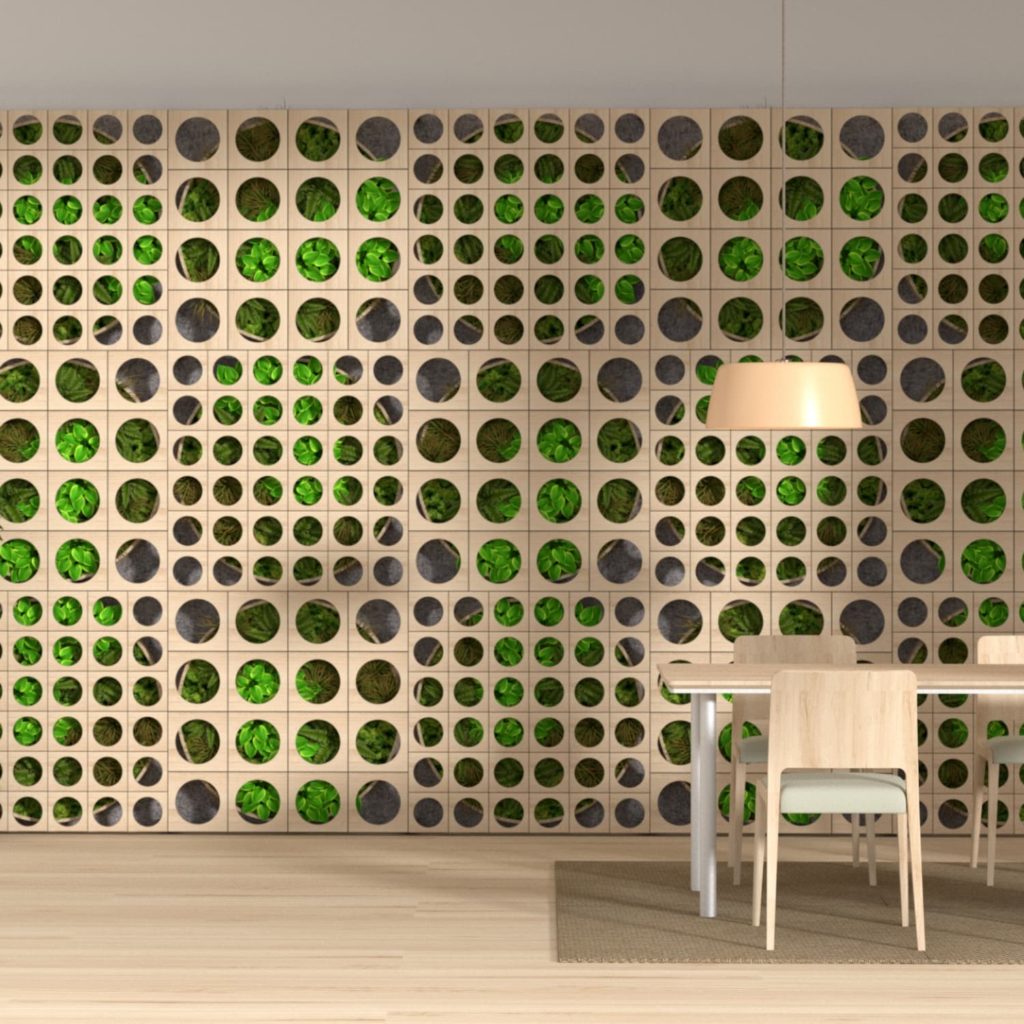 Quiet Coin Greenery Wall