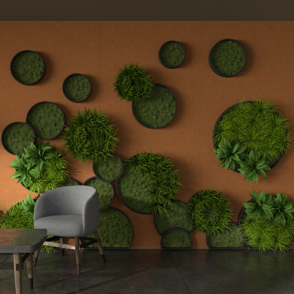 Lily Pad Moss Wall Art