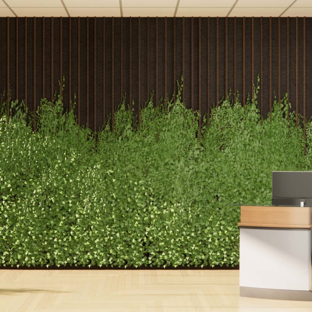 Cool Rain Greenery Wall