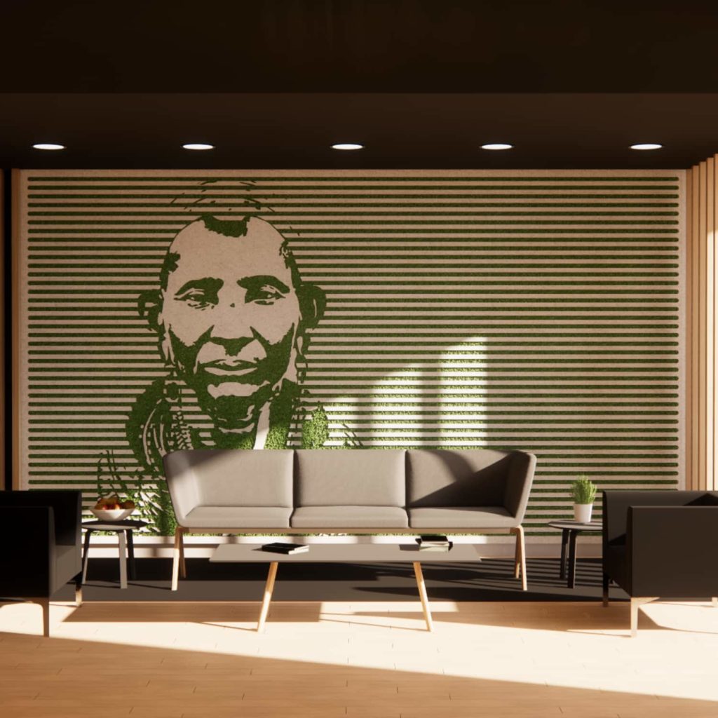 Pokot Art Moss Wall