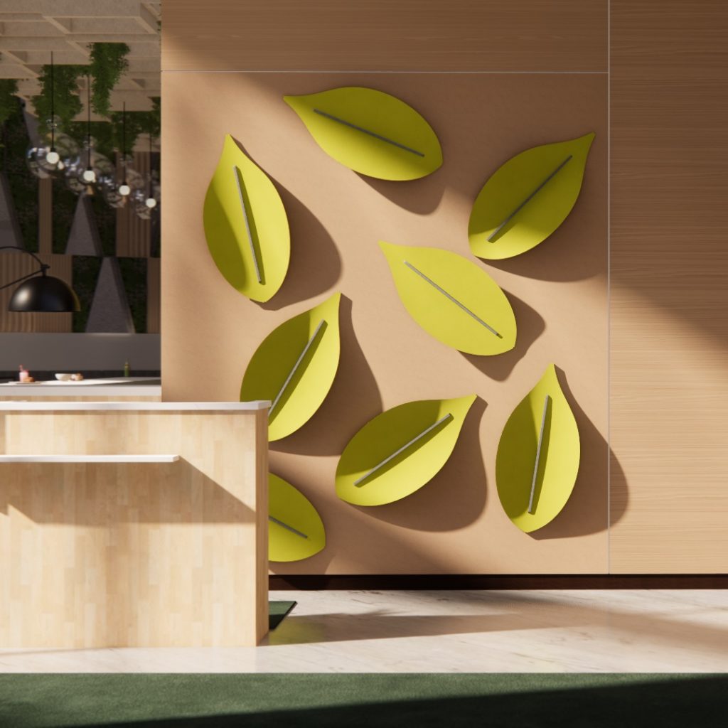 Soft Leaf Acoustical Wall Panel