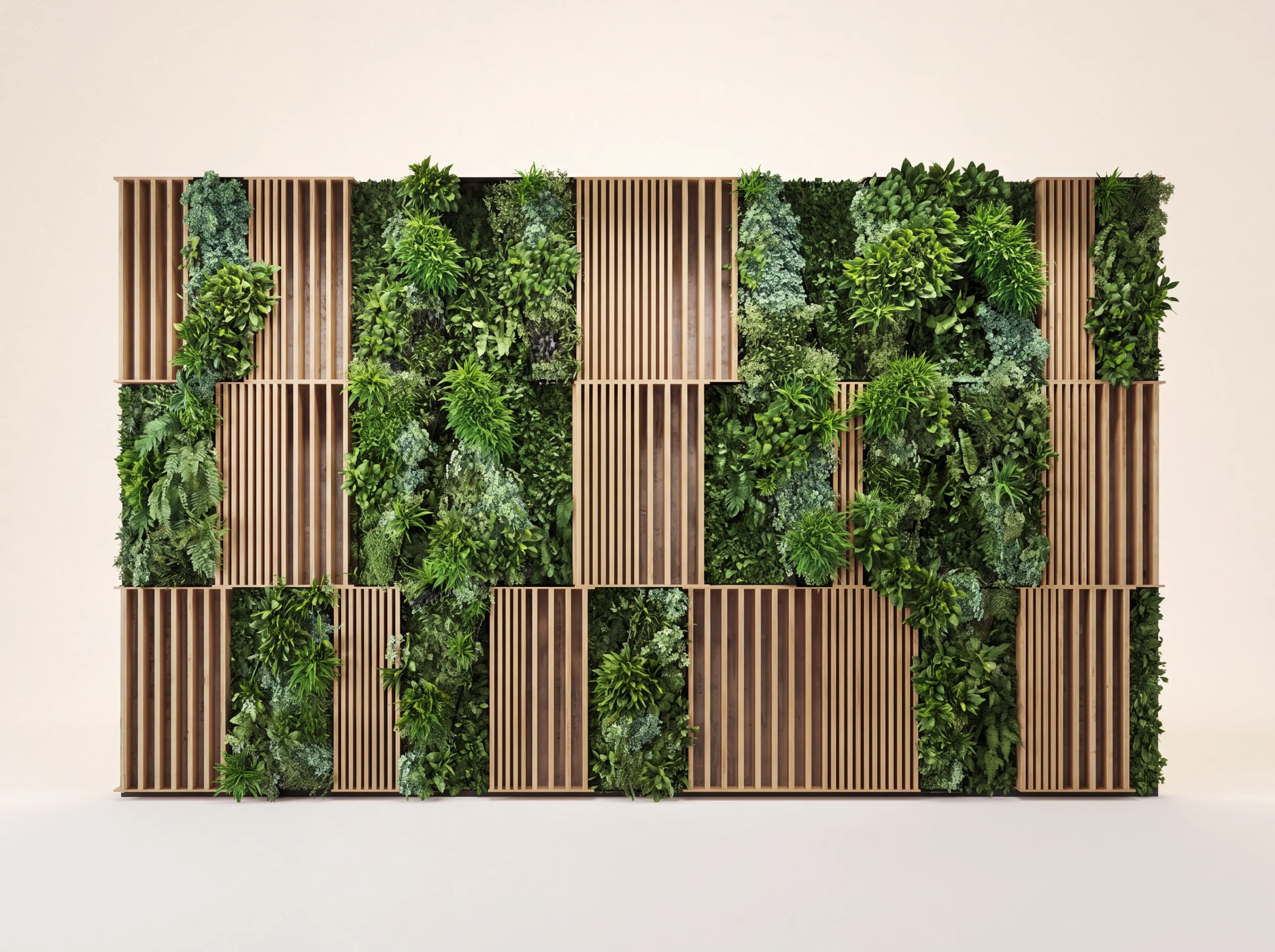 Wood Comb Living Wall