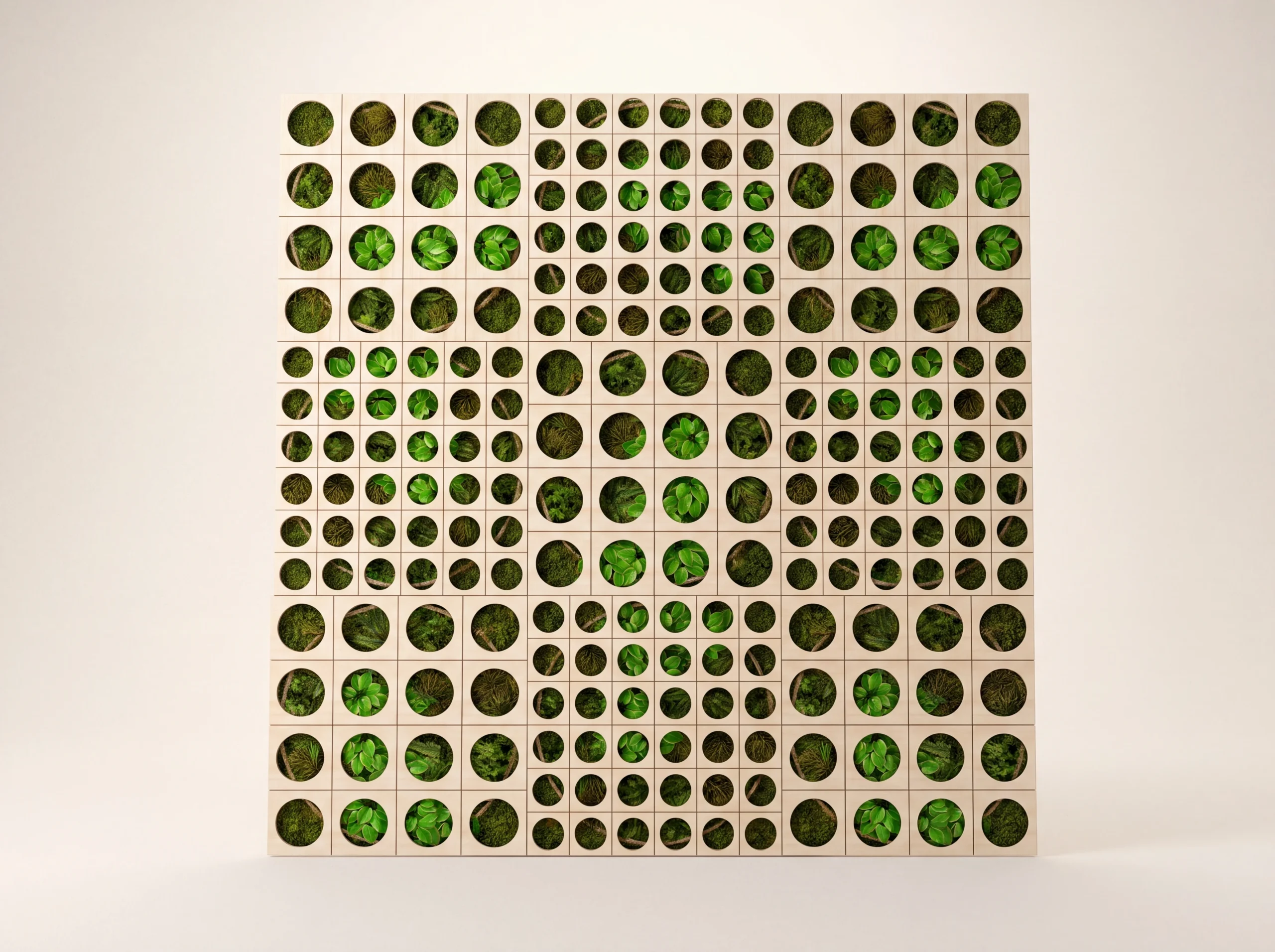 Quiet Coin Greenery Wall