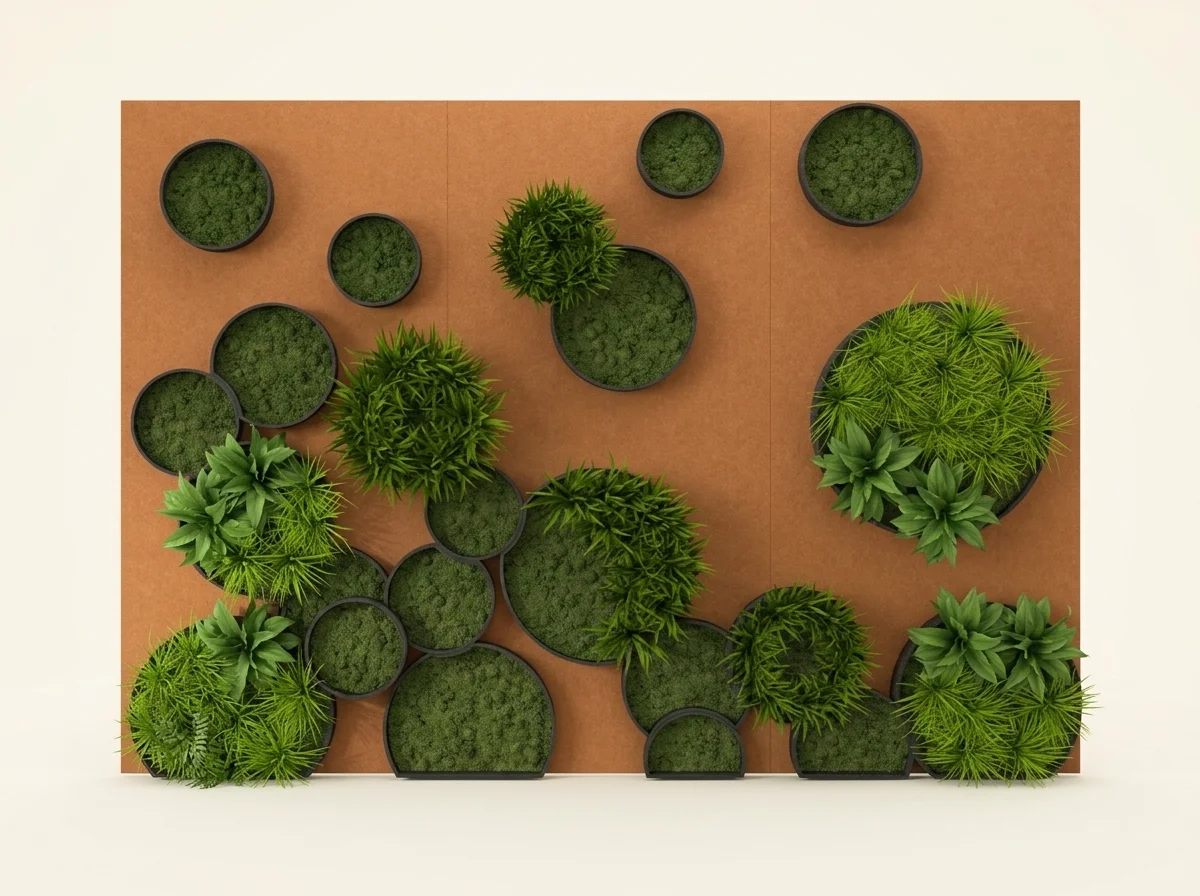 Lily Pad Moss Wall Art