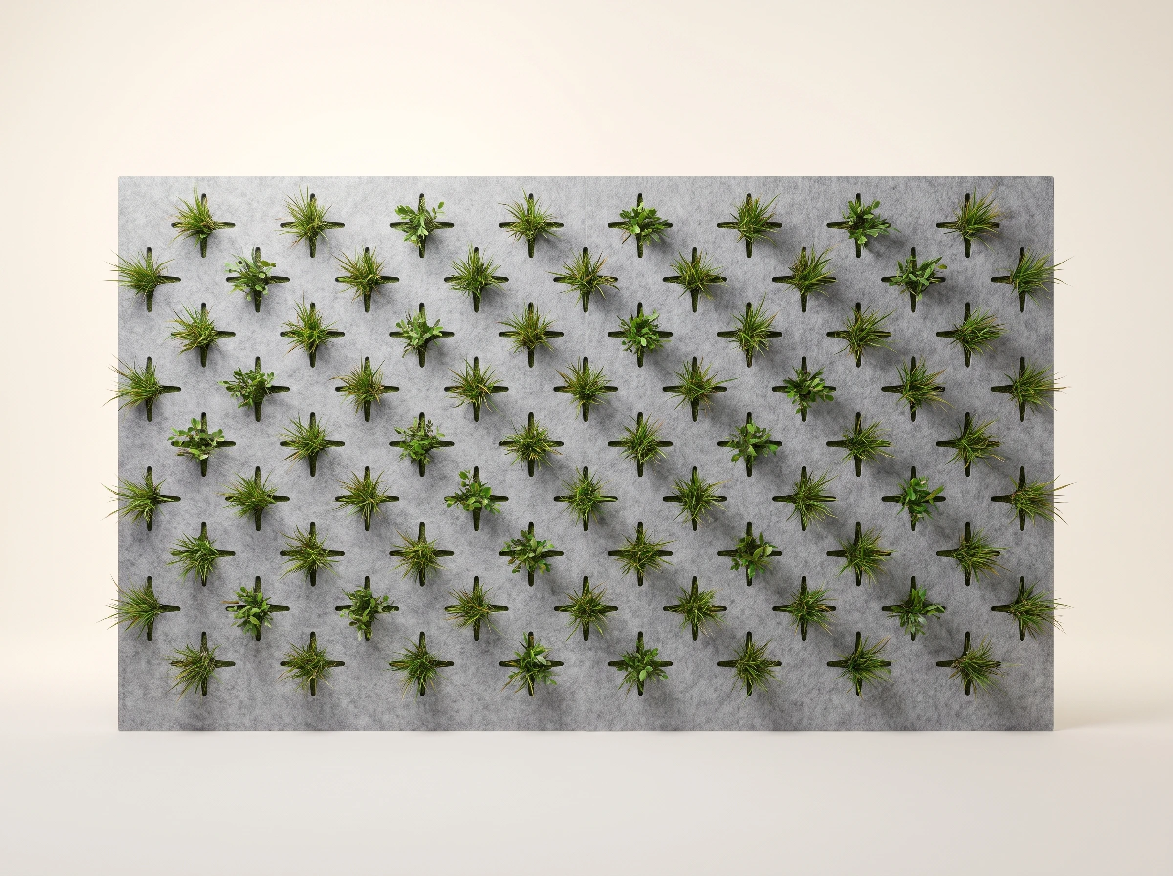 Ground Sprout Felt Green Wall
