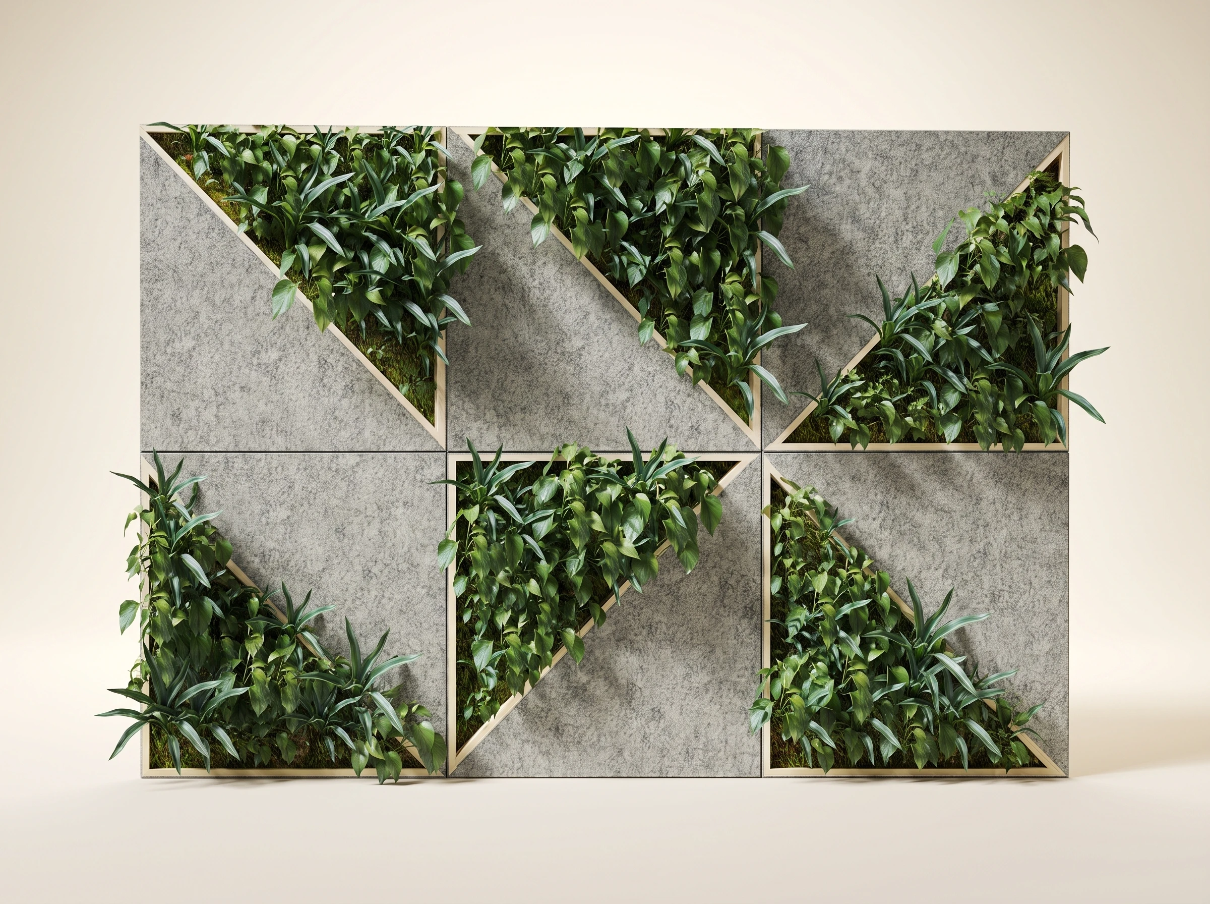 Grove Artificial Leaf Wall