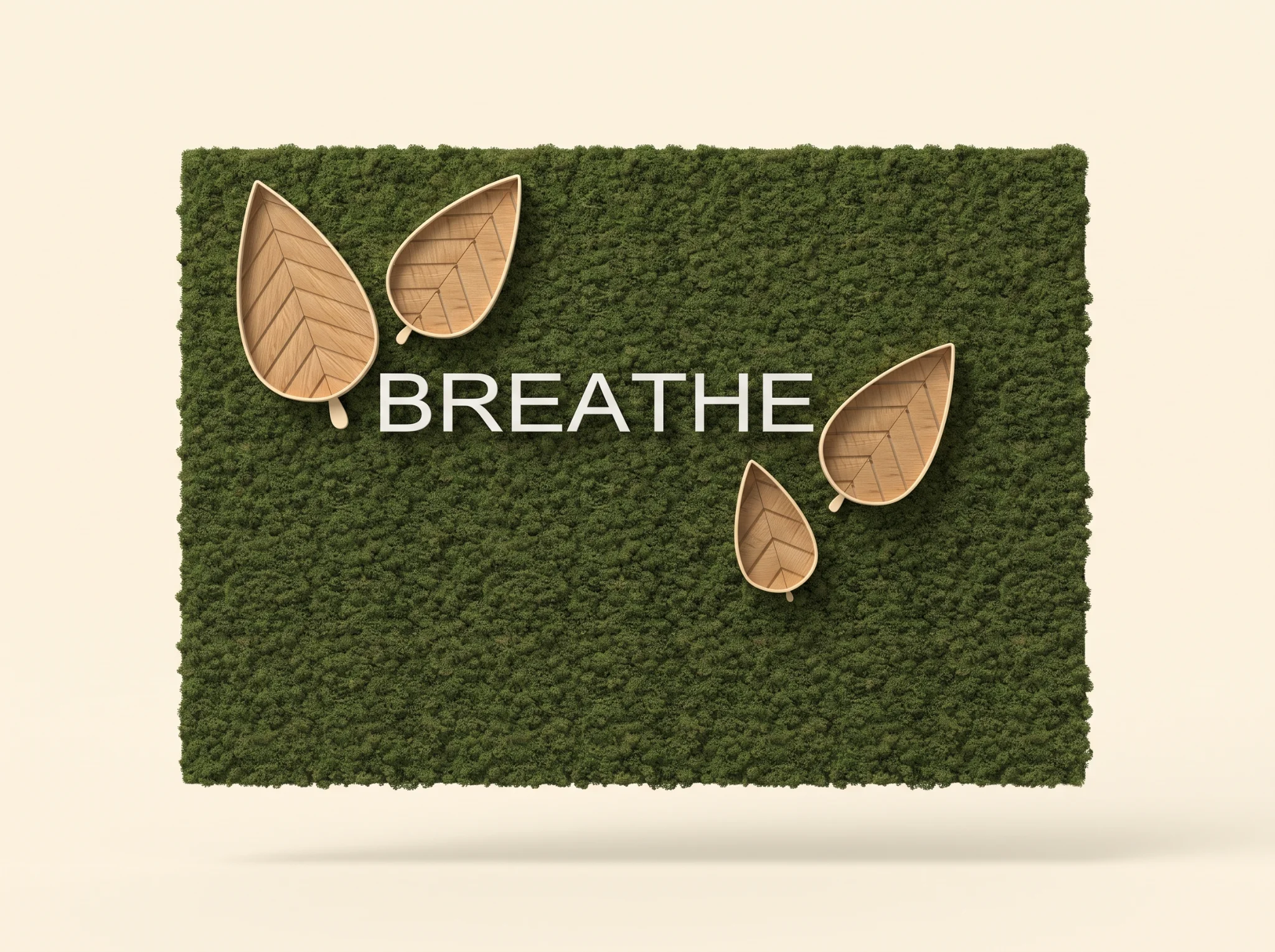 Dried Palm Leaf Wall Decor