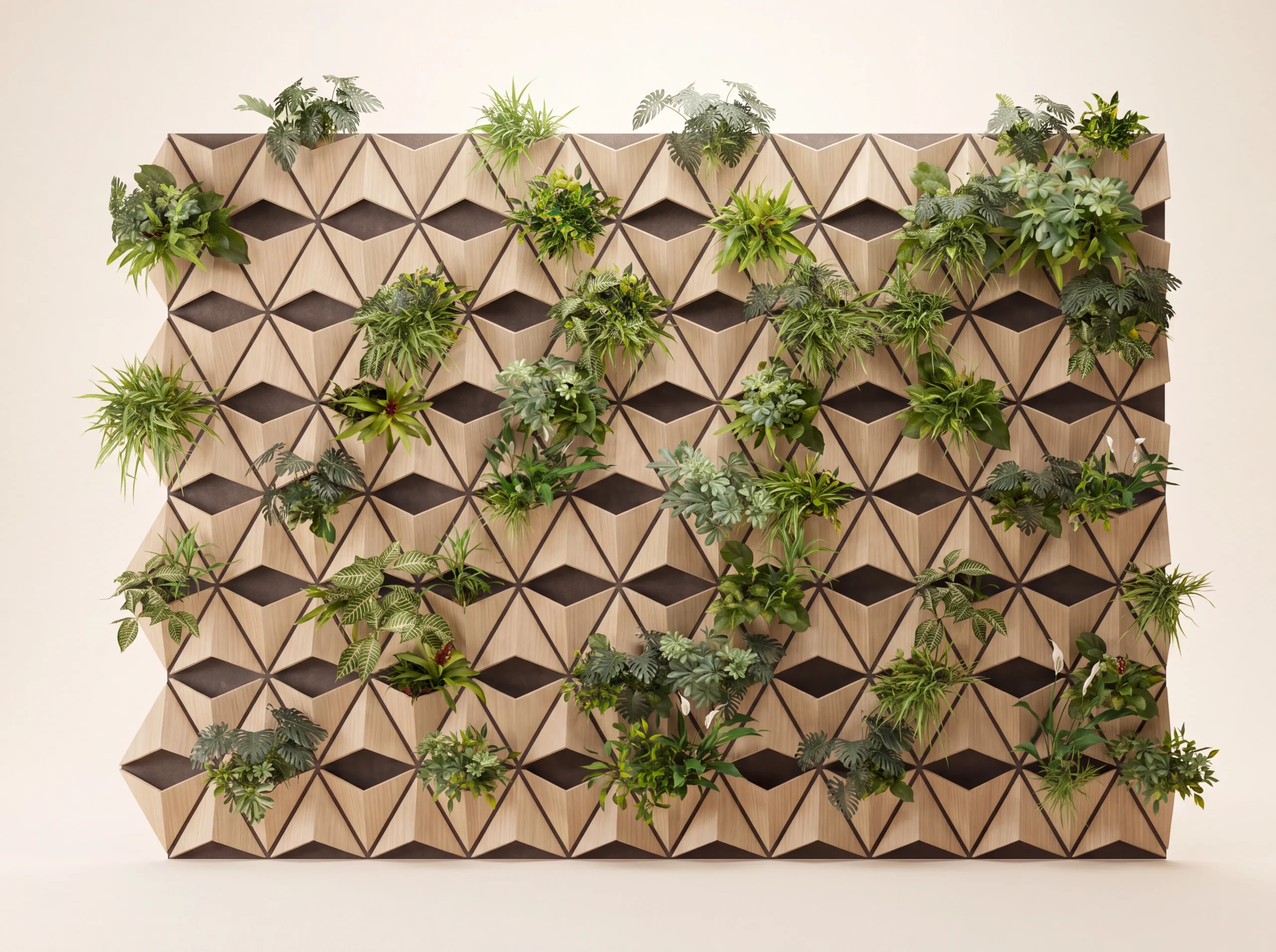 Clay Pot Plant Wall