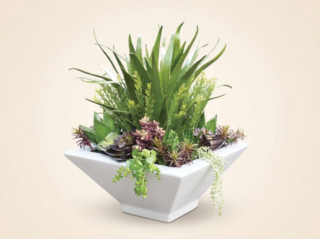 Faux Succulent Arrangements