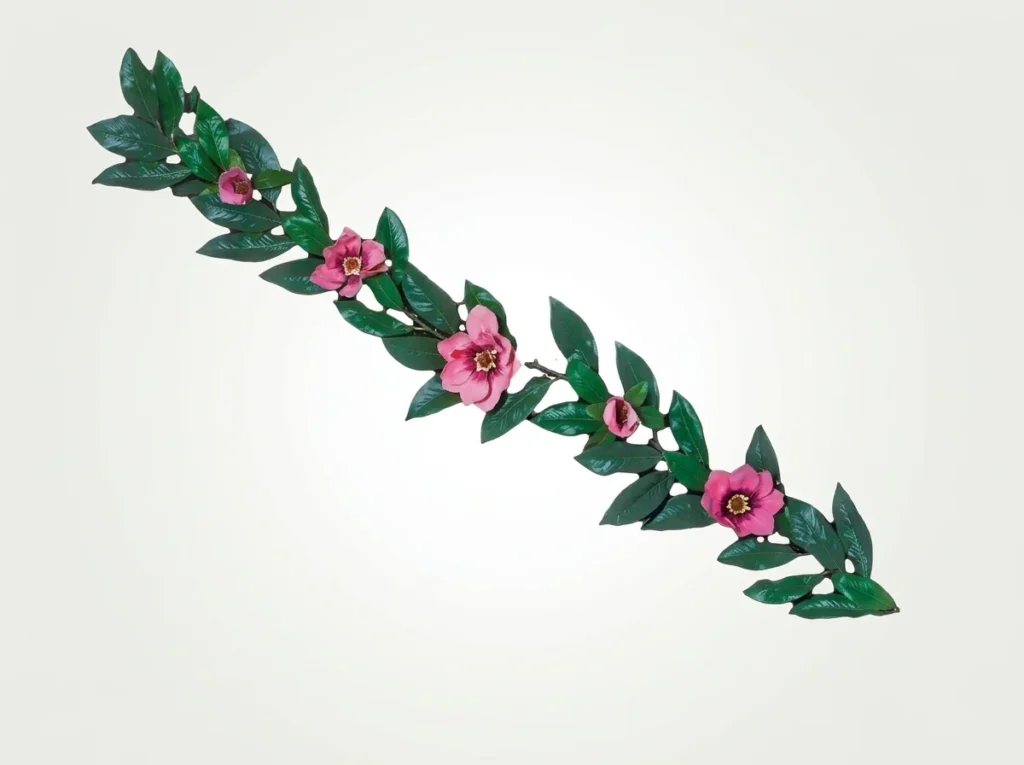 Faux Magnolia Garland