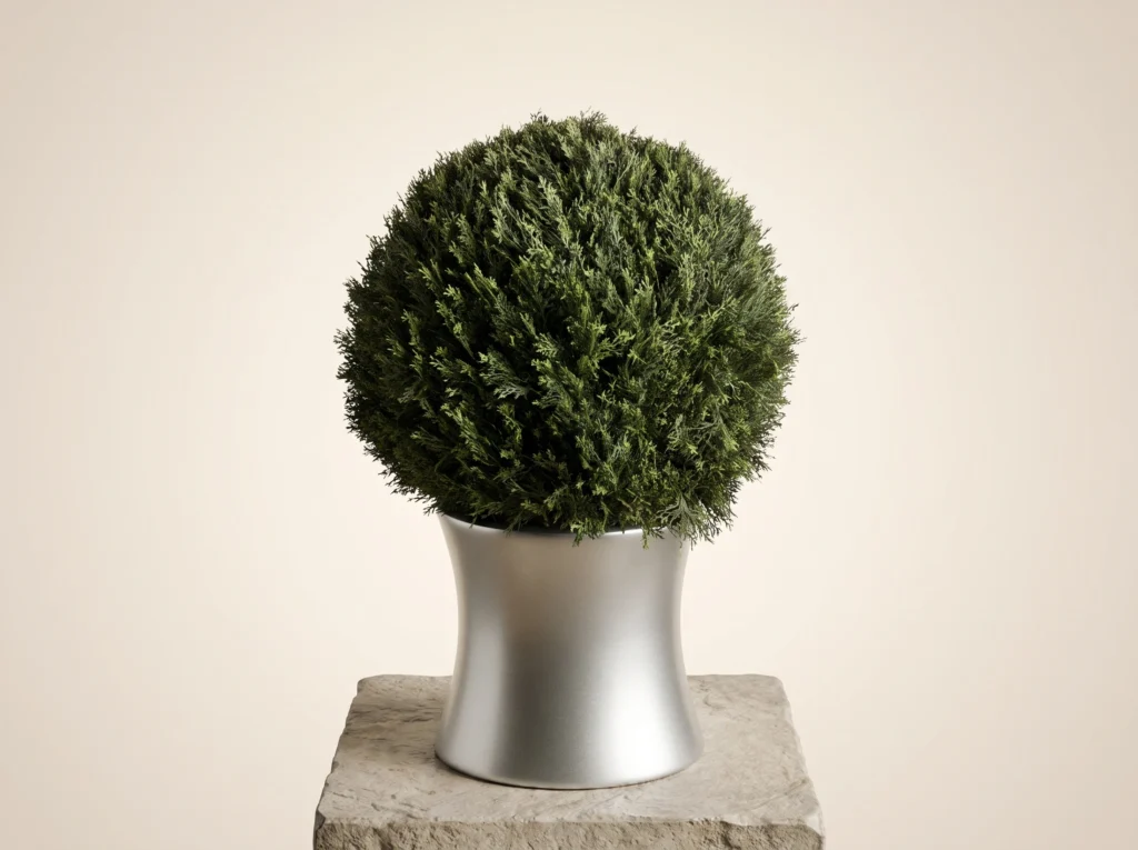 Artificial Cypress Topiary Ball Outdoor