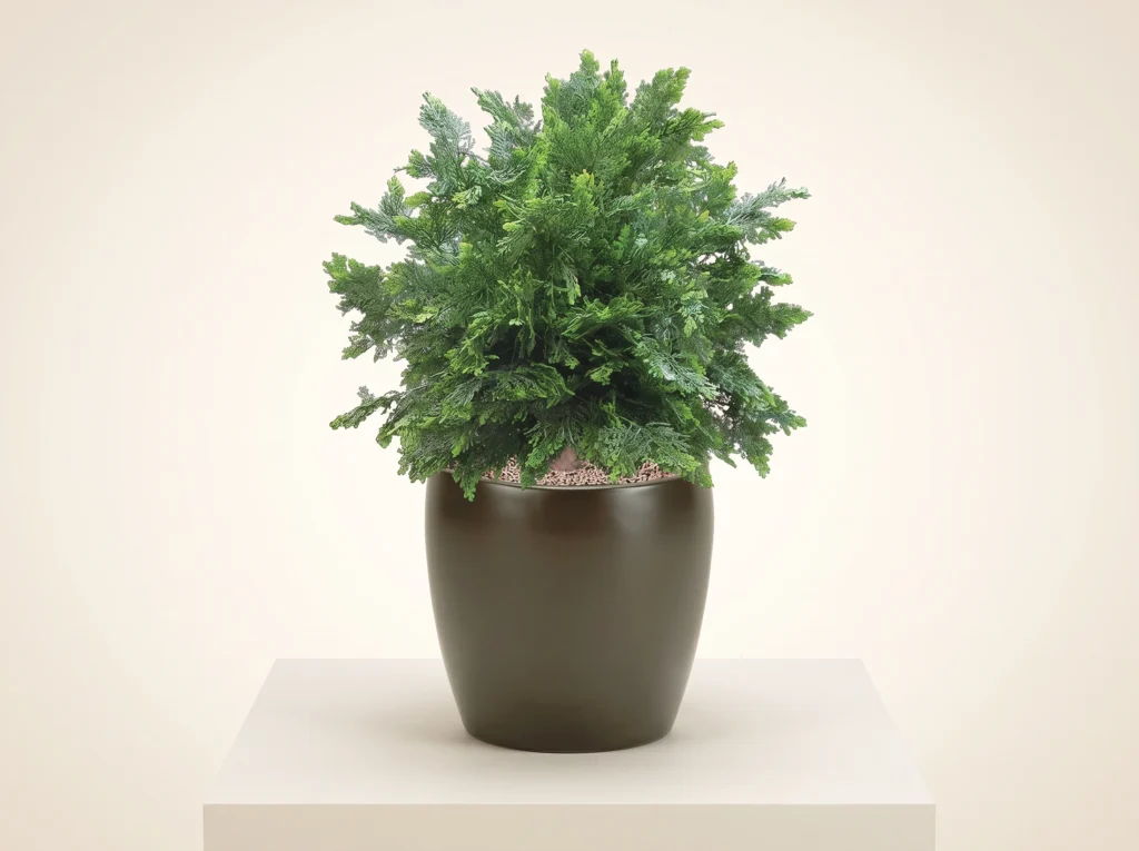 Artificial Cedar Ball Topiary