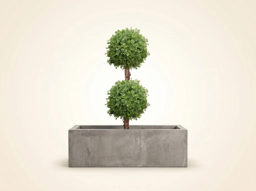 Faux Boxwood Sphere