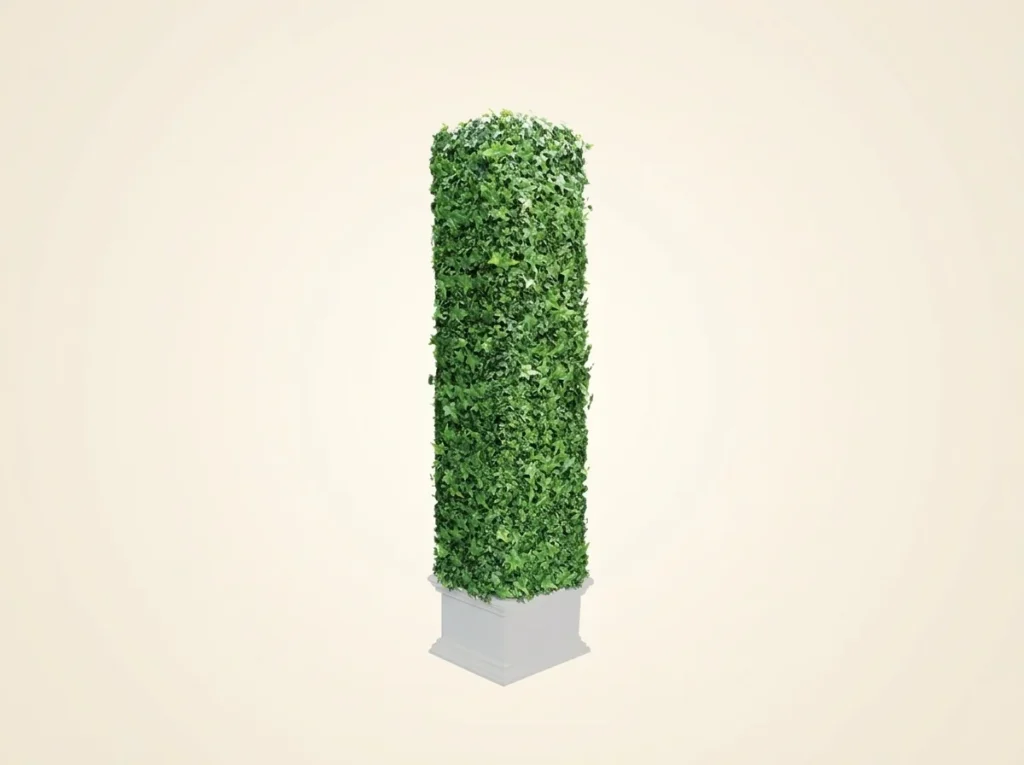 Artificial English Ivy Topiary Column Outdoor