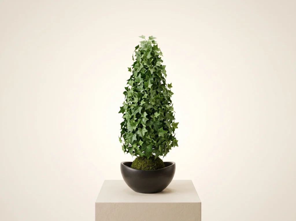 English Ivy Cypress Artificial Topiary