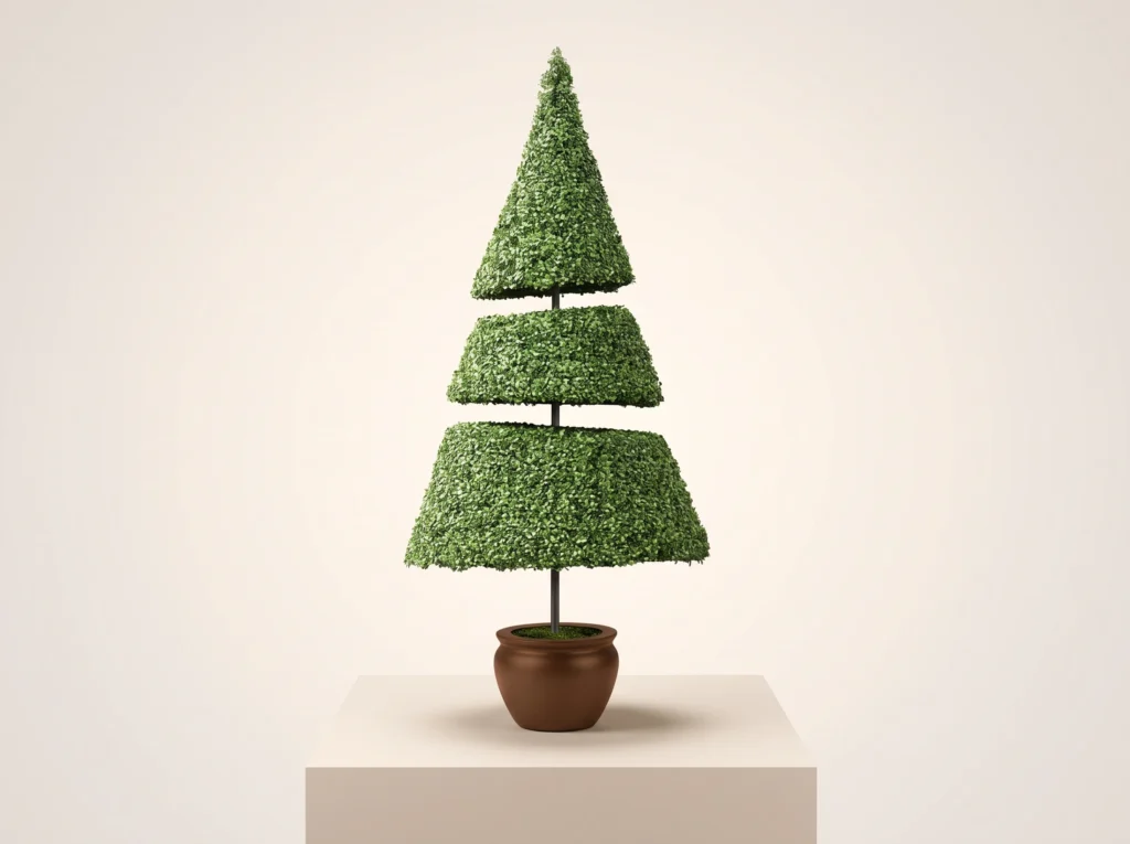 Artificial Cone Topiary Outdoor