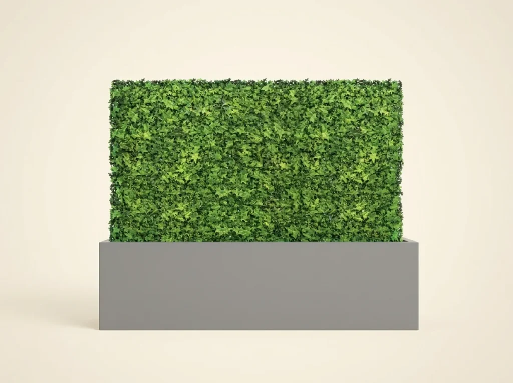 Artificial English Ivy Hedge Wall Outdoor