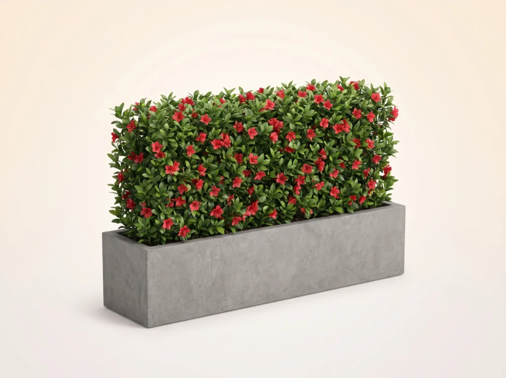 Artificial Azalea Privacy Hedge