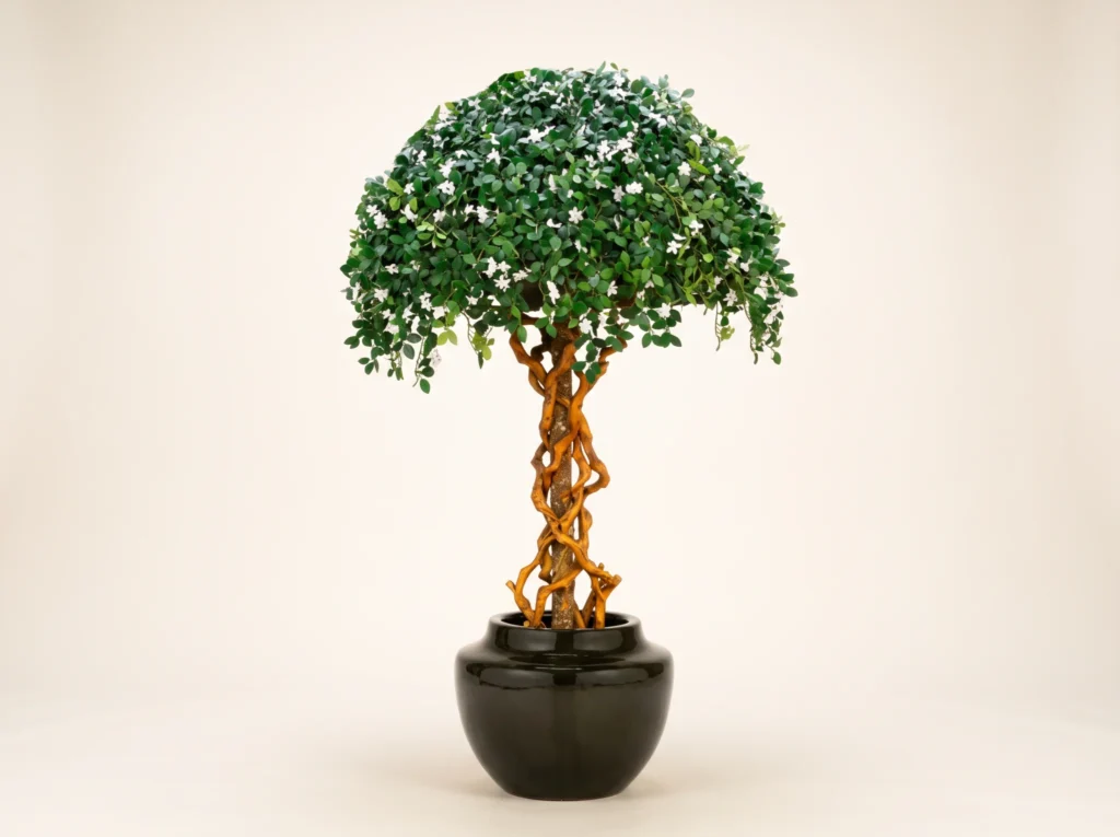 Faux Umbrella Topiary Tree
