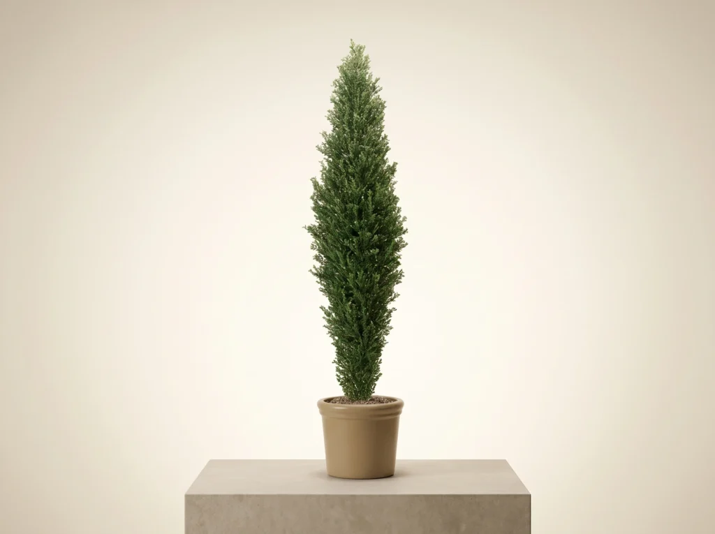 Faux Italian Cypress Topiary