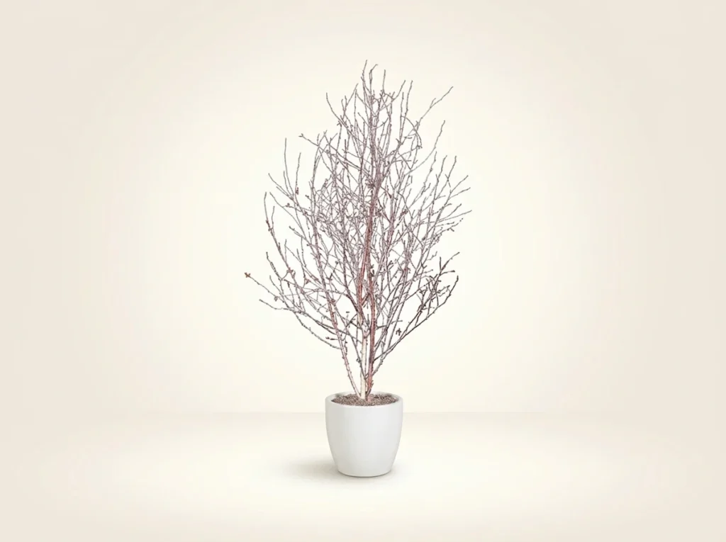 Fake Winter Birch Tree