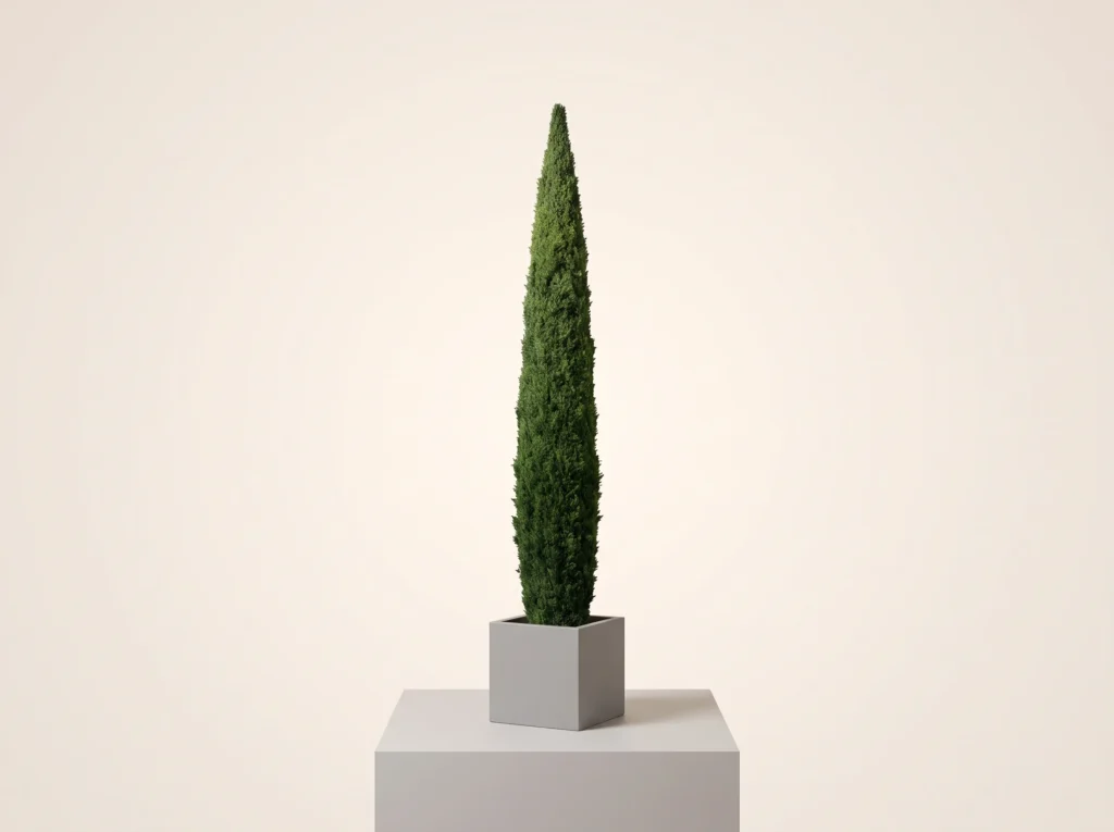 Artificial Tuscan Cypress Topiary Column
