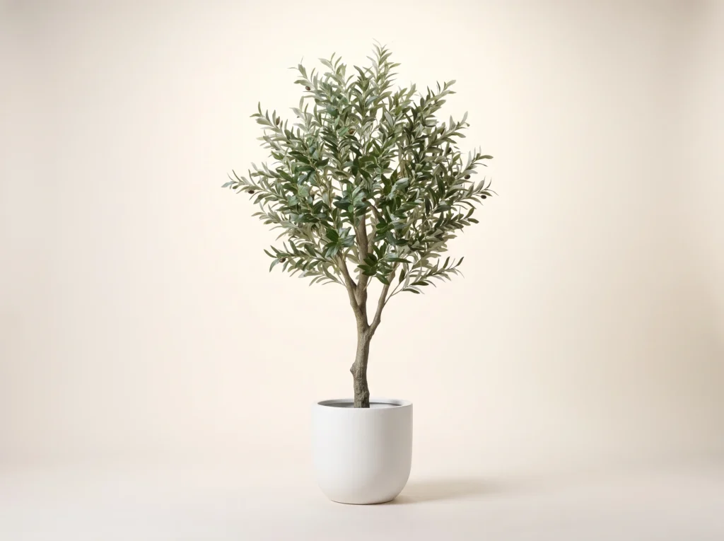 7 Ft Faux Mediterranean Olive Tree